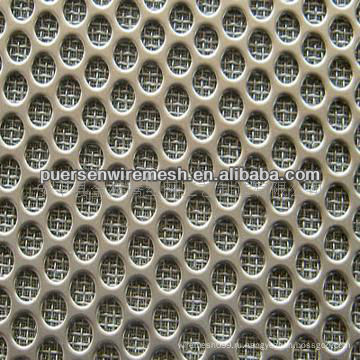 Трехслойная спеченная ткань / перфорированная спеченная сетка для фильтра